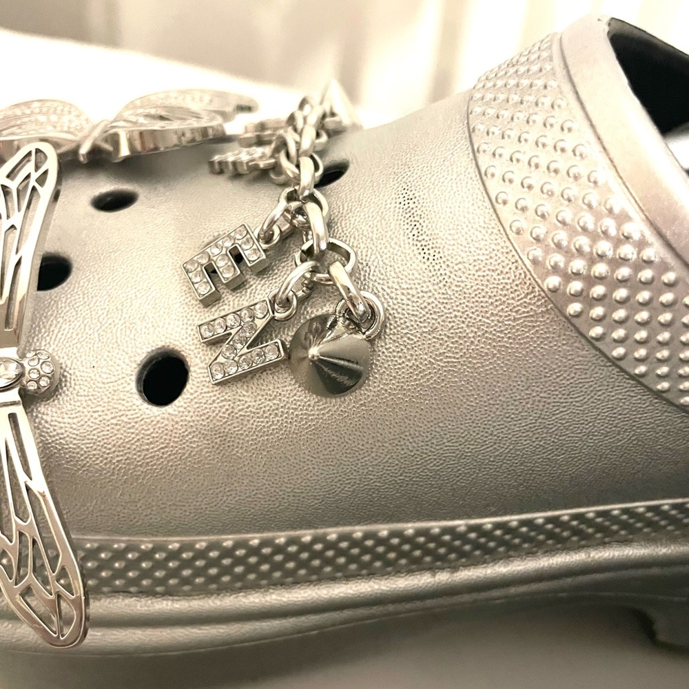 Crocs Stomp Clog Metallic Silver l. - Picture 9 of 17